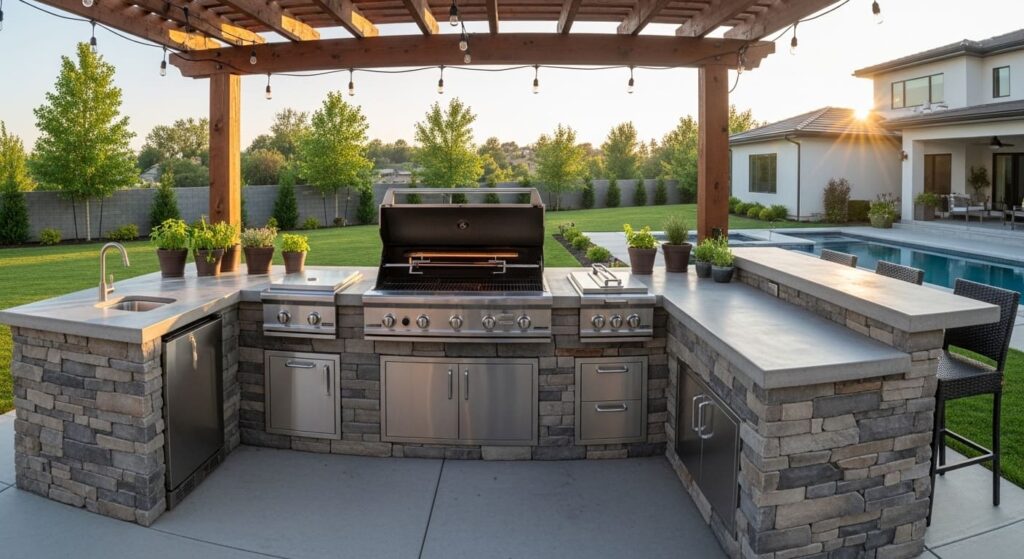 BBQ Island Construction in Naples, FL