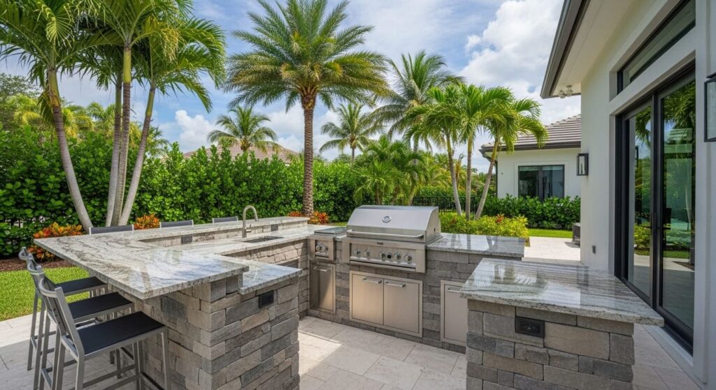 BBQ Island Construction Cost in Naples