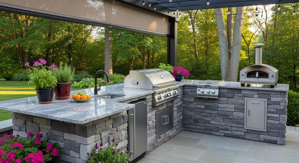 Outdoor Kitchen installation