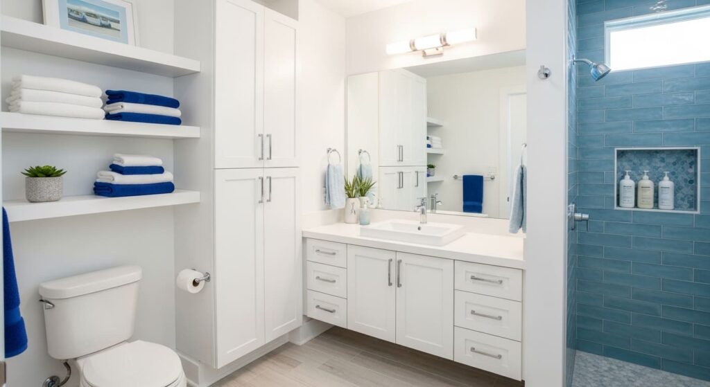 Space-Saving Storage Ideas for Bathroom Remodeling in Naples 1 Space-Saving Storage Ideas for Bathroom