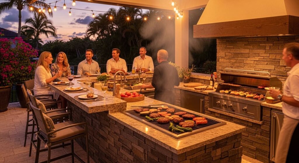 Stunning Stone BBQ Island Design Ideas for Naples Backyards 1 Stone BBQ Island Design Ideas for Naples