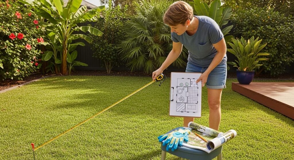 custom outdoor kitchen layout