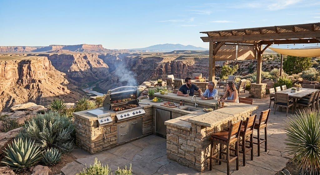 Benefits of Choosing a Stone BBQ Island 2
