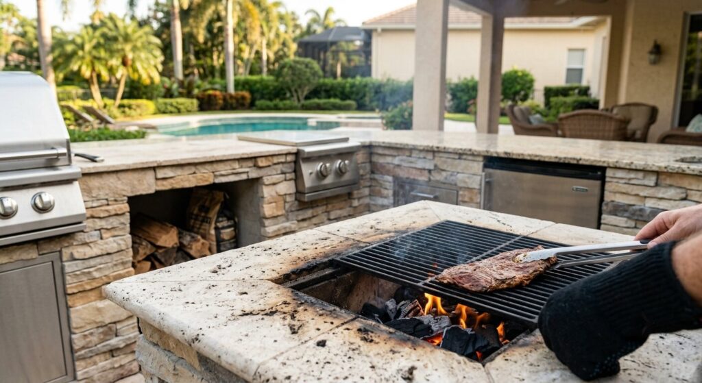 Popular Stone BBQ Island Layout Options