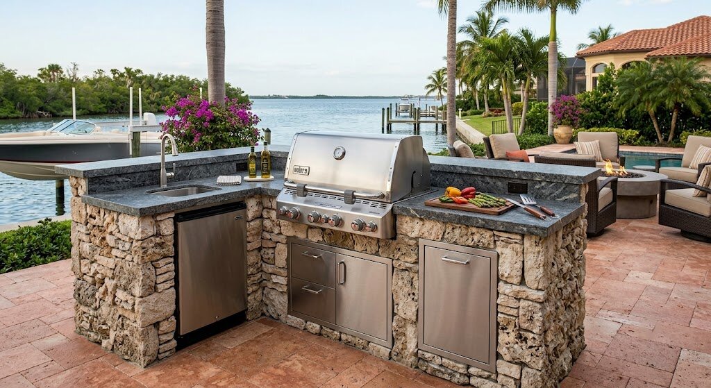 Top Materials for BBQ Islands in Naples