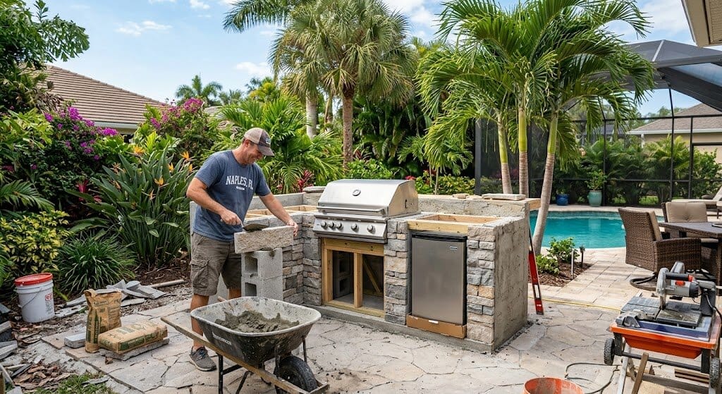 Why Build a DIY BBQ Island in Naples FL 2